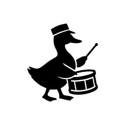 drummerduck logo