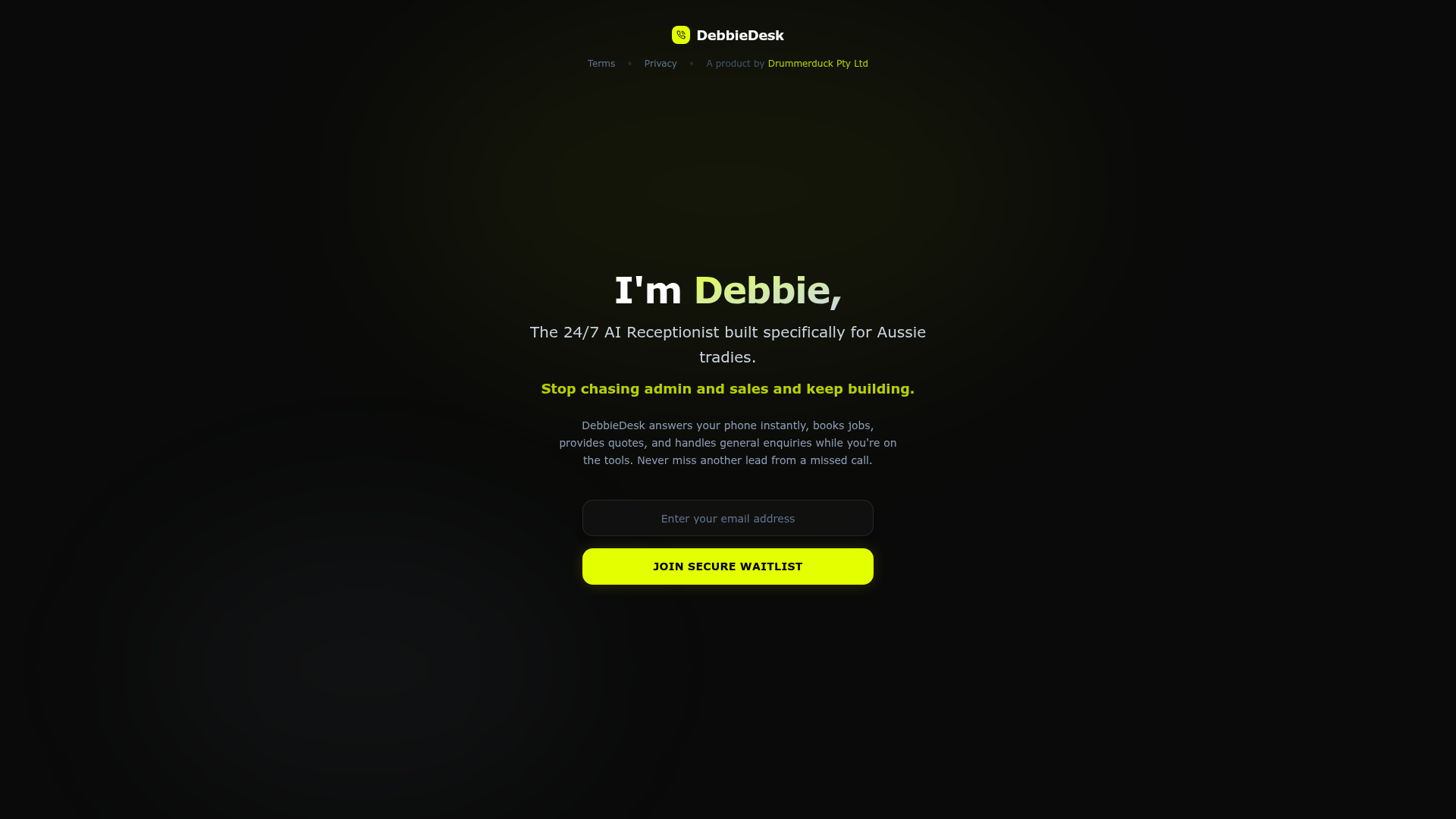 debbiedesk.com preview